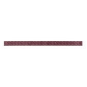 Bourgogne Paisley Ribbon Satijnen Lint (Voorkant)