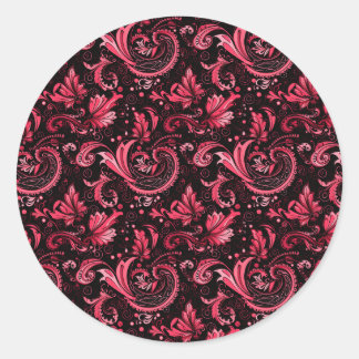 Bourgogne Paisley Stickers