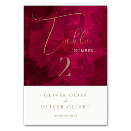 Bourgogne Passie bruiloft Kaart