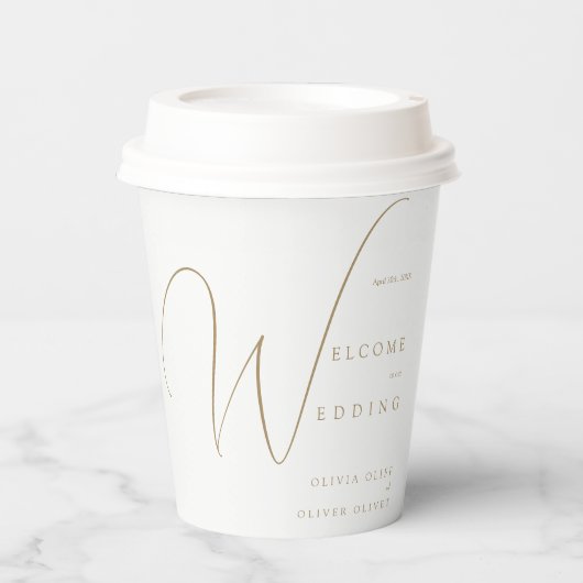 Bourgogne Passie bruiloft Papieren Bekers (Voorkant)