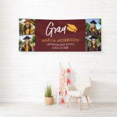 Bourgogne Photo Collage Afstuderen Afstuderen Spandoek (Insitu)