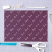 Bourgogne Plum ‘Love’ Tissuepapier (Craft)