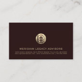 Bourgogne Professioneel Luxe Logo Visitekaartje (Voorkant)
