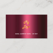 Bourgogne qr code logo medewerker foto visitekaartje (Voorkant)