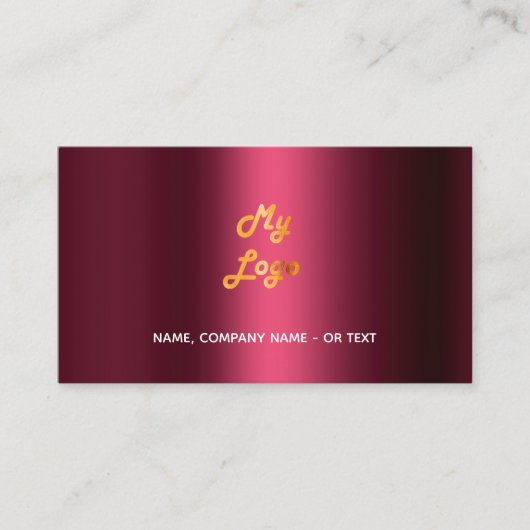 Bourgogne qr code logo medewerker foto visitekaartje (Voorkant)