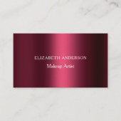 Bourgogne Qr code social media Facebook premium Visitekaartje (Voorkant)