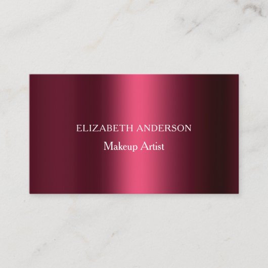 Bourgogne Qr-code sociale media Facebook Visitekaartje (Voorkant)