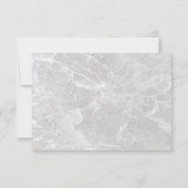 Bourgogne Red Blooms Boho Bruiloft RSVP (Achterkant)