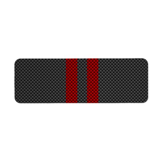 Bourgogne Red Carbon Style tegen racestapes Etiket (Voorkant)