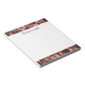 Bourgogne Red Chic Abstract Notitieblok (Schuin)
