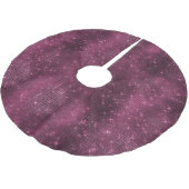 Bourgogne Red Glitzy Sparkle Kerstboom Rok (Gekanteld)