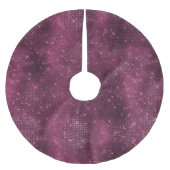 Bourgogne Red Glitzy Sparkle Kerstboom Rok (Voorkant)