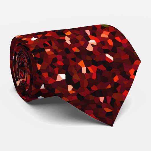Bourgogne Red Maroon Glitter Sparkly Wedding Stropdas (Opgerold)