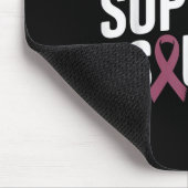 Bourgogne Ribbon Support Squad voor Multipel Myelo Muismat (Hoek)