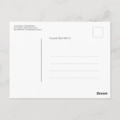 Bourgogne Rode Bloemen Boho Save the Date Briefkaart (Achterkant)