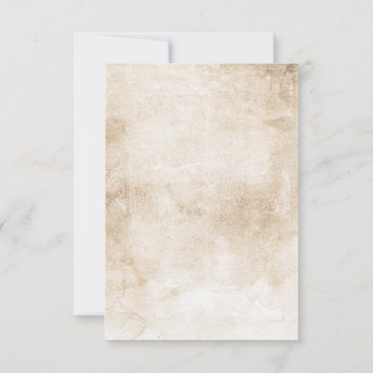 Bourgogne Rode Bloemen Herfst Bruiloft RSVP (Achterkant)