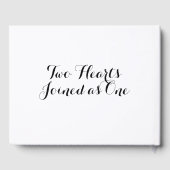 Bourgogne Rode Bloemen Namen Datum Fotobruiloft Gastenboek (Achterkant)