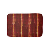 Bourgogne Rode Gele stippen matrix Badmat (Voorkant)