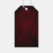 Bourgogne Rode Marine Bloemen Rustieke Boho Gift l Cadeaulabel (Achterkant)