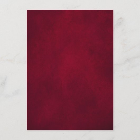 Bourgogne Rode Marine Bloemen Rustieke Bruiloft De Informatiekaartje (Achterkant)