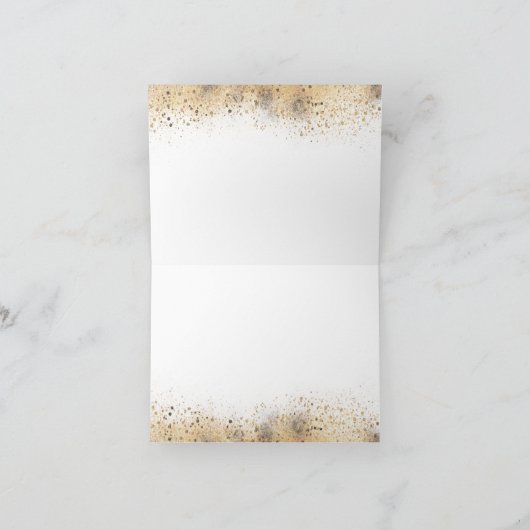 Bourgogne Rode Marine en Blush Floral Dank u Bedankkaart (Binnen)