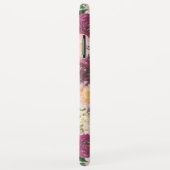 Bourgogne Rode Perzik Roze Bloemen Bloemen Case-Mate iPhone Case (Achterkant/rechts)