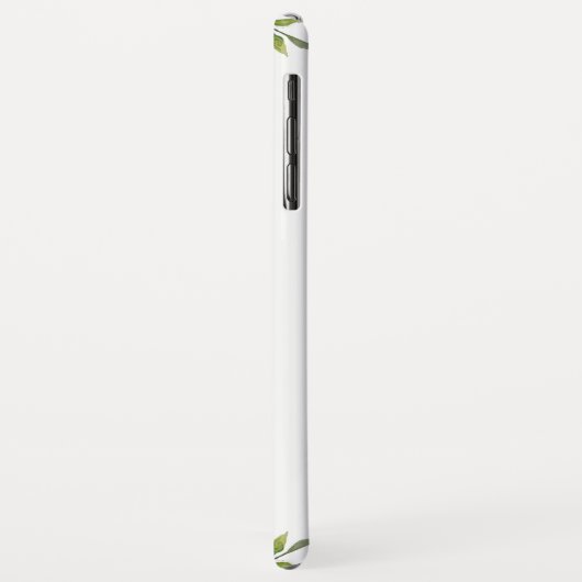 Bourgogne Rode Perzik Roze Bloemen Bloemen Case-Mate iPhone Case (Achterkant/links)