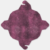 Bourgogne Rood en Zilveren Sparkle Bedankdoosjes (Ongevouwen)