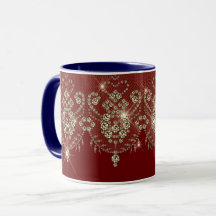 Bourgogne rood goud kant sparkle diamant elegant