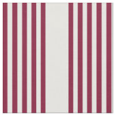 Bourgogne rood met wit vijfstrips stof (Close Up)