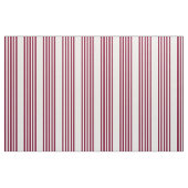 Bourgogne rood met wit vijfstrips stof (Fat Quarter)
