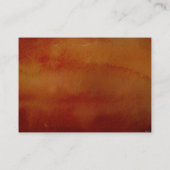 Bourgogne Rood Sinaasappel Bloemen Bruiloft Websit Visitekaartje (Achterkant)