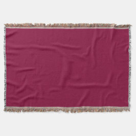 Bourgogne Rood-Violet Throw Blanket Deken