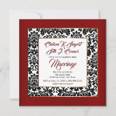 Bourgogne rood, wit en zwart kaart (Voorkant)