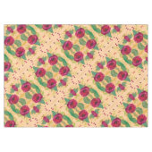 Bourgogne Roos Bloom Tafelkleed (Voorkant (Horizontaal))