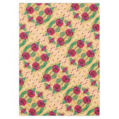 Bourgogne Roos Bloom Tafelkleed (Voorkant)