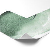 Bourgogne Roos bruiloft Welkomstbord Poster (Hoek)