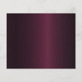 Bourgogne roos gouden verjaardag save the date car (Achterkant)