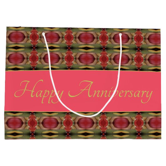 Bourgogne Roos Groen en Gouden Jubileum Groot Cadeauzakje (Achterkant)