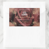 Bourgogne Roos met Logo van de etiketten van palmb (Tas)