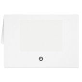 Bourgogne Roos Peach Peony Bruiloft Dank u kaart (Achterkant Horizontaal)