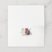 Bourgogne Roos perzik pioen boeket Plaatskaartje (Buitenkant ongevouwen)