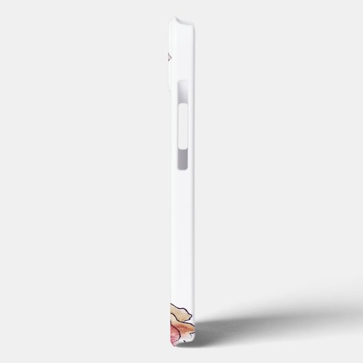 Bourgogne roze bloemboeket Elegant Girly Case-Mate iPhone Case (Achterkant / Links)