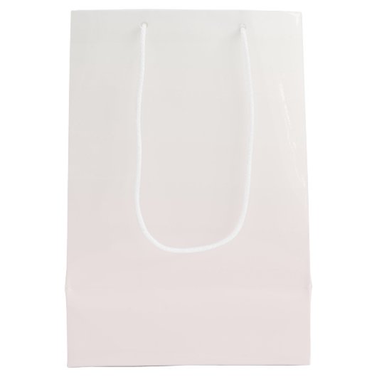 Bourgogne roze bloemig medium cadeauzakje (Achterkant)