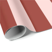 Bourgogne roze gestreept cadeaupapier (Rol Hoek)