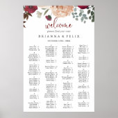 Bourgogne roze graafmachine poster (Voorkant)