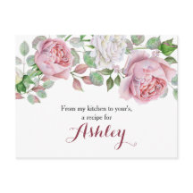 Bourgogne Roze Land Roos Bloemen Recept Kaart