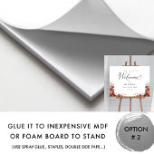 Bourgogne Roze Perzik Bloemen Evenementen Welkom T Poster