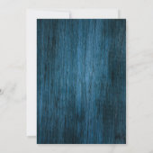 Bourgogne Rozen, marineblauw hout Kaart (Achterkant)