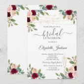 Bourgogne Rozen, wijnglas, lichte bridale luis Kaart (Voorkant / Achterkant)